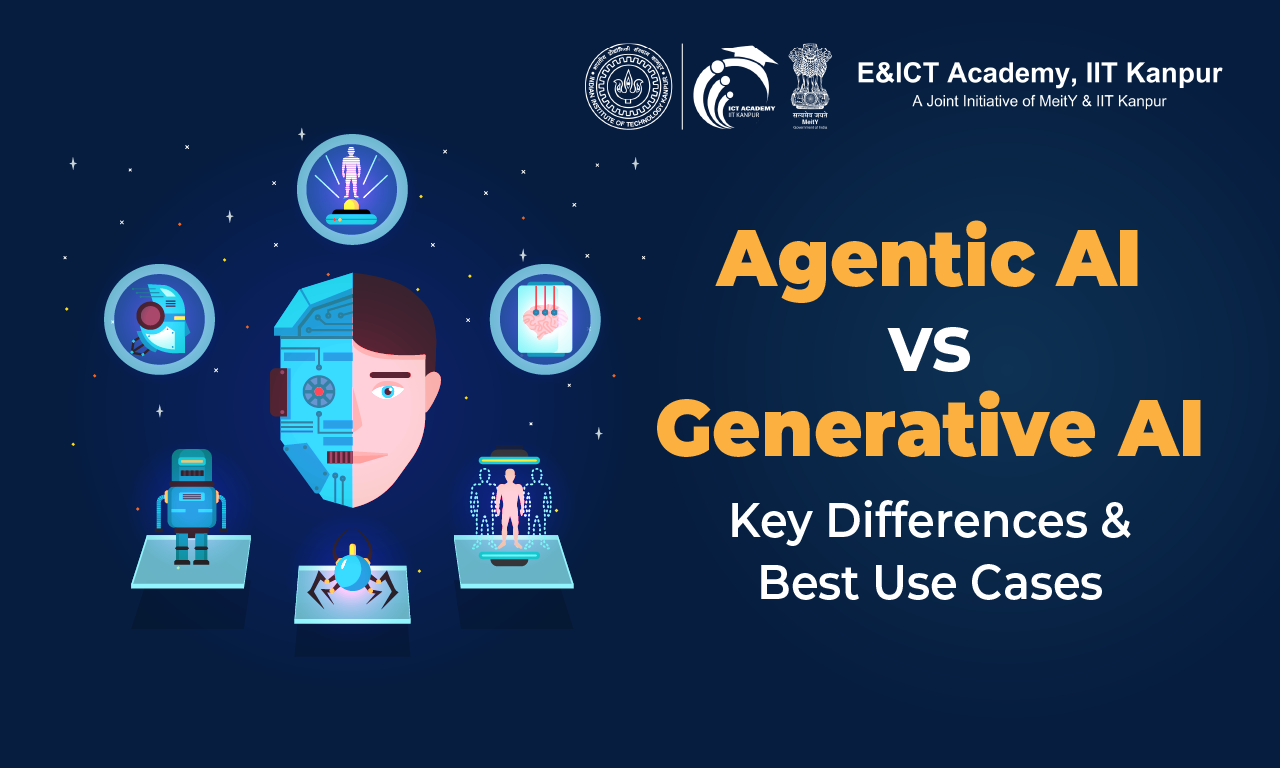 Agentic AI vs Generative AI: Key Differences and When to Use Each
