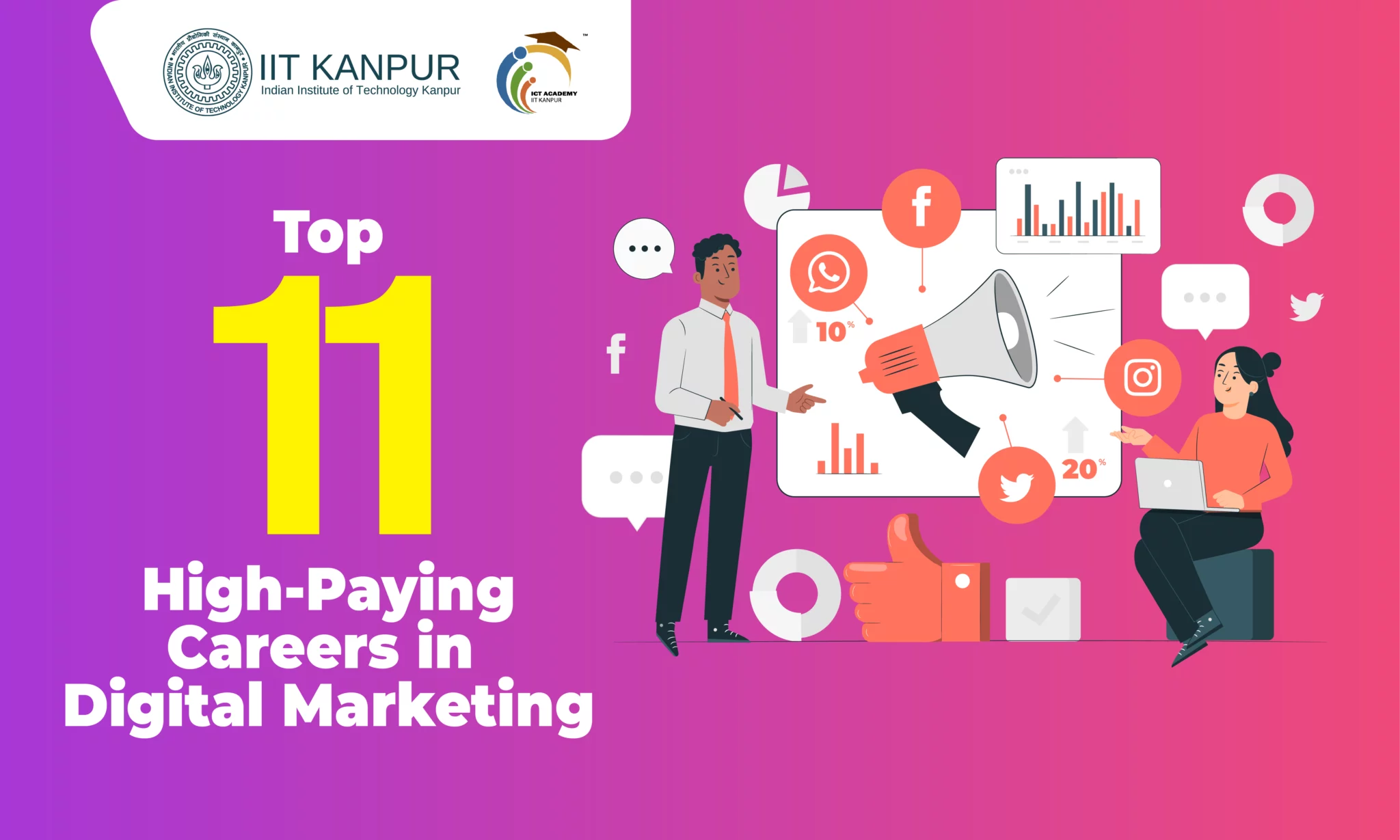 Top 11 High-Paying Careers in Digital Marketing